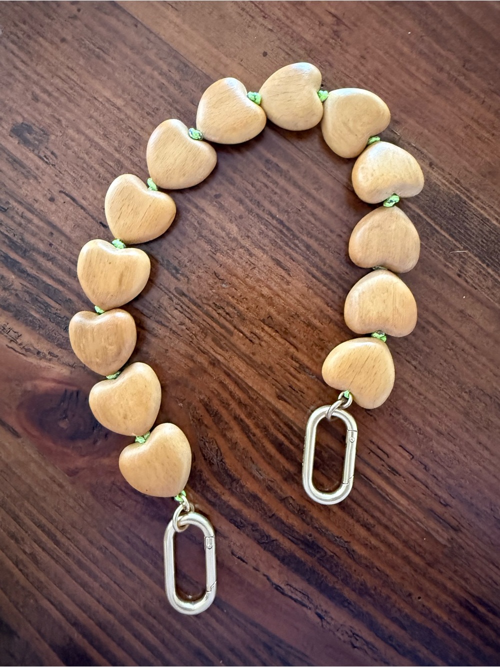 Clare V Heart Collar Shortie Strap Natural - Picture 2 of 4